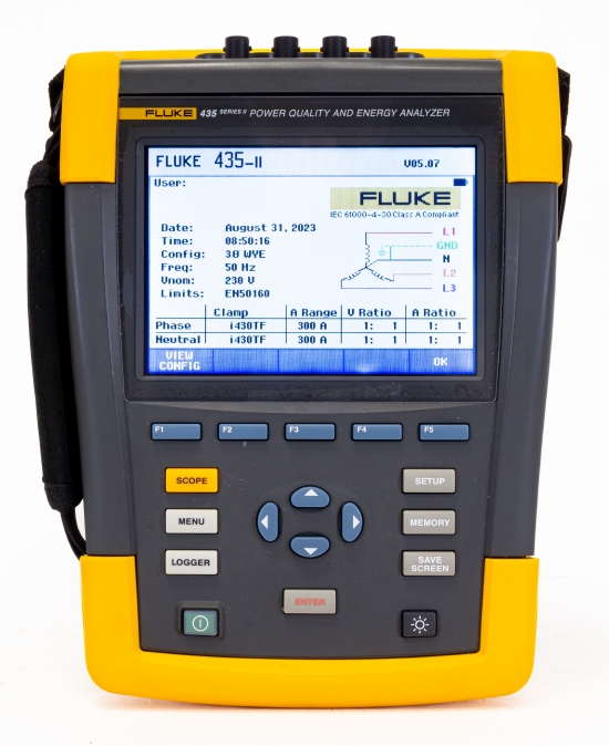 Fluke 437 serie II Power Quality Analyzer 3phase